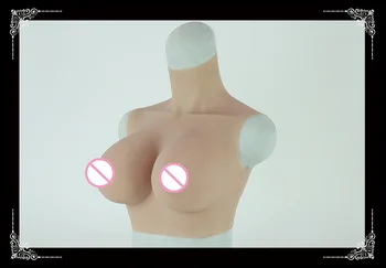 

F Cup Large Silicone Breast Forms Fake Boobs for Transgender Shemale False Pechos Crossdresser Drag Queen Men To Female