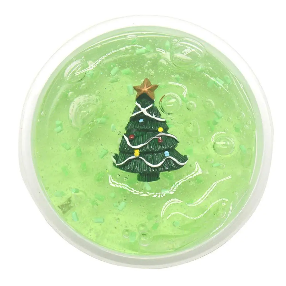 Лидер продаж рождественские Кристальные стаканы под грязи Рождество Slime Цветной глины Slime игрушка «сделай сам» 60 г