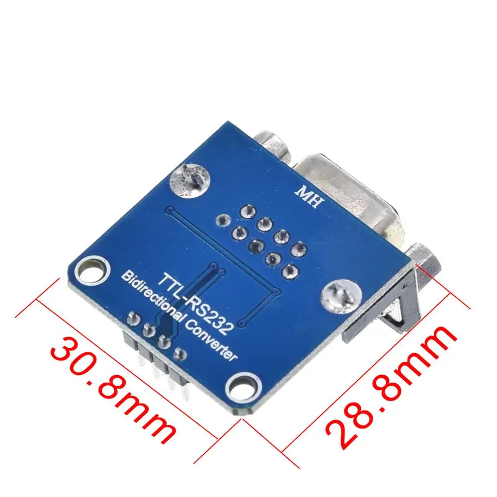 MAX3232 RS232 в TTL модуль преобразователя последовательного порта DB9 разъем MAX232 для