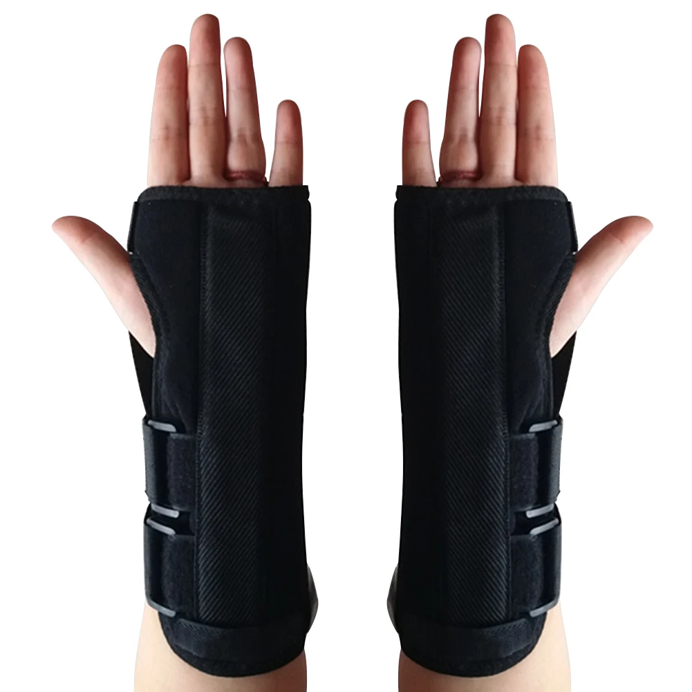Регулируемый Браслет Фиксатор запястья защита запястья Carpal тоннель сплайнты ремешок для запястья поддержка запястья шина ремень пальцевая шина