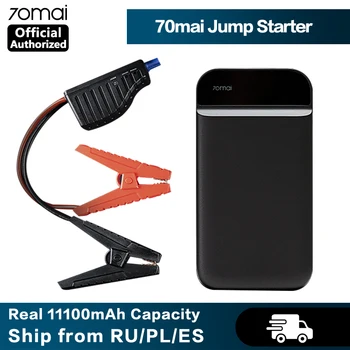 

70mai Car Jump Starter Power Bank 11000mah 70 Mai Portable Car Battery Charger 12V Auto Buster Emergency Booster Starting Device