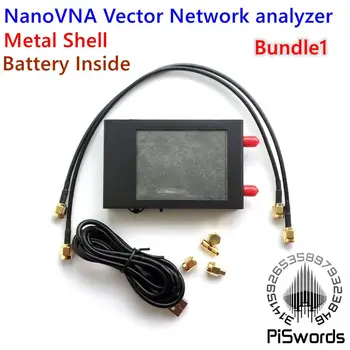 

Latest NanoVNA Vector Network analyzer With Metal Shell 50KHz -900MHz HF VHF UHF Antenna Analyzer Standing Wave battery inside