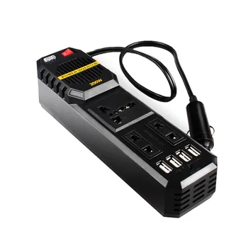 

200 W Watts Car Cigarette Inverter 12 V to 220 Volt DC to AC Converter 4 USB 3.1A Charger Wave Auto Adapter Voltage Transformer