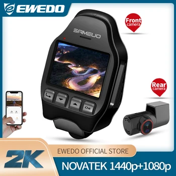 

Sameuo car dvr camera dash cam auto video recorder built in wifi hd 1080p front and rear 24H Parking Monitor U600 night vision