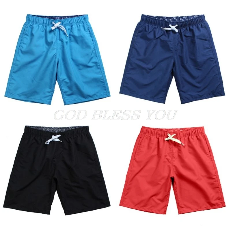 Mens Waterproof Swimming Trunks Solid Color Quick Dry Surfing Sports Beach Shorts Drawstring Adjustable Board Pants With Pockets Mens Waterproof Swimming Trunks Solid Color Quick Dry Surfing Sports Beach Shorts Drawstring Adjustable Board Pants With Pockets