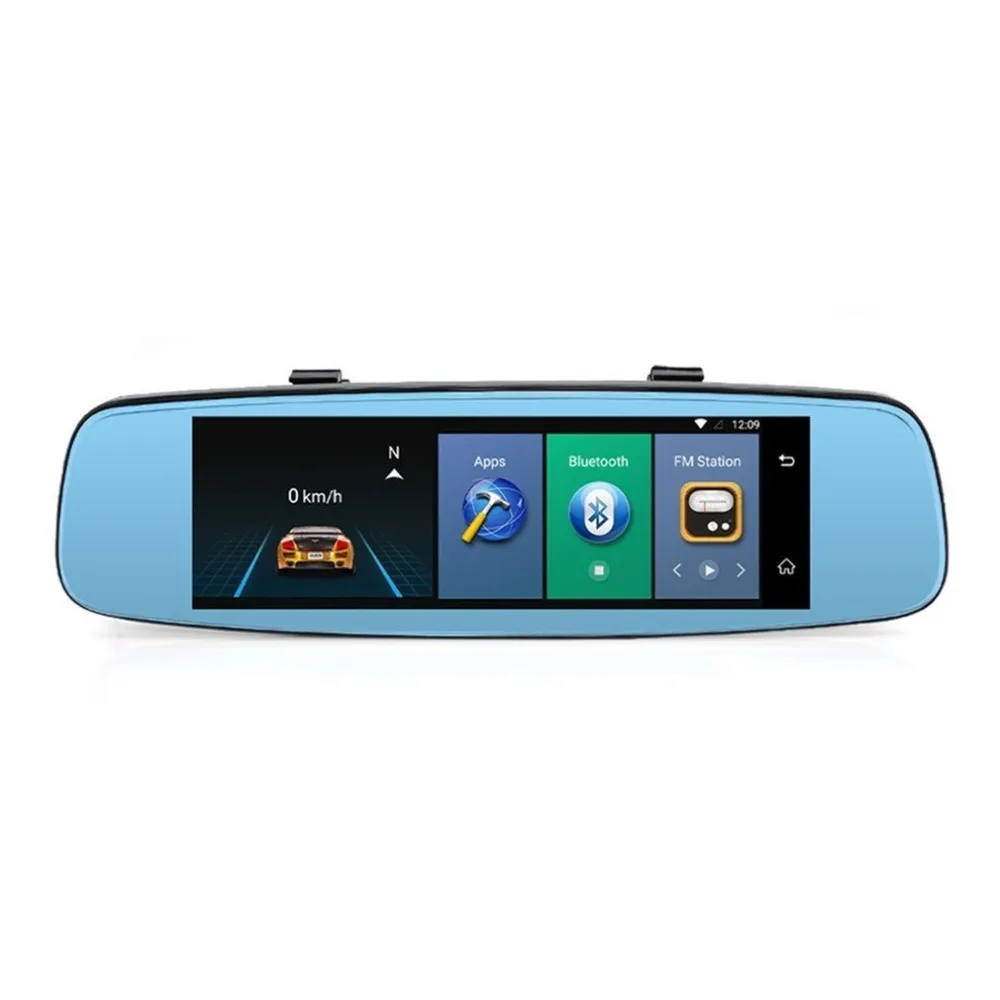 4G ADAS Автомобильный видеорегистратор камера видео рекордер зеркало 7,8" Android 5,1 с двумя камерами s Dash Cam Регистратор черный ящик 16GB