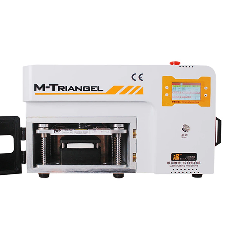 M-Triangel lcd OCA ламинатор машина для удаления пузырей для " плоский/изогнутый экран для Iphone/samsung S6 S7 S8 S9 Edge Plus