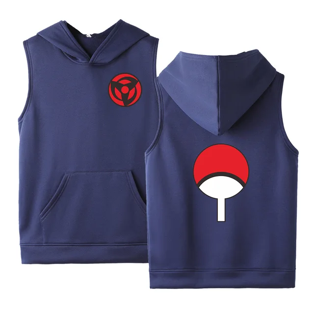 sleeveless hoodie anime