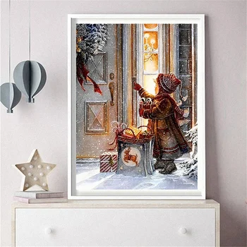 

Diamond Painting Christmas 5D DIY Diamond Embroidery Child Cartoon Picture of Rhinestone Decoration