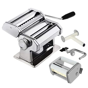 

Lasagne Spaghetti Tagliatelle Ravioli Dumpling Maker Machine With Two Cutter 67JB