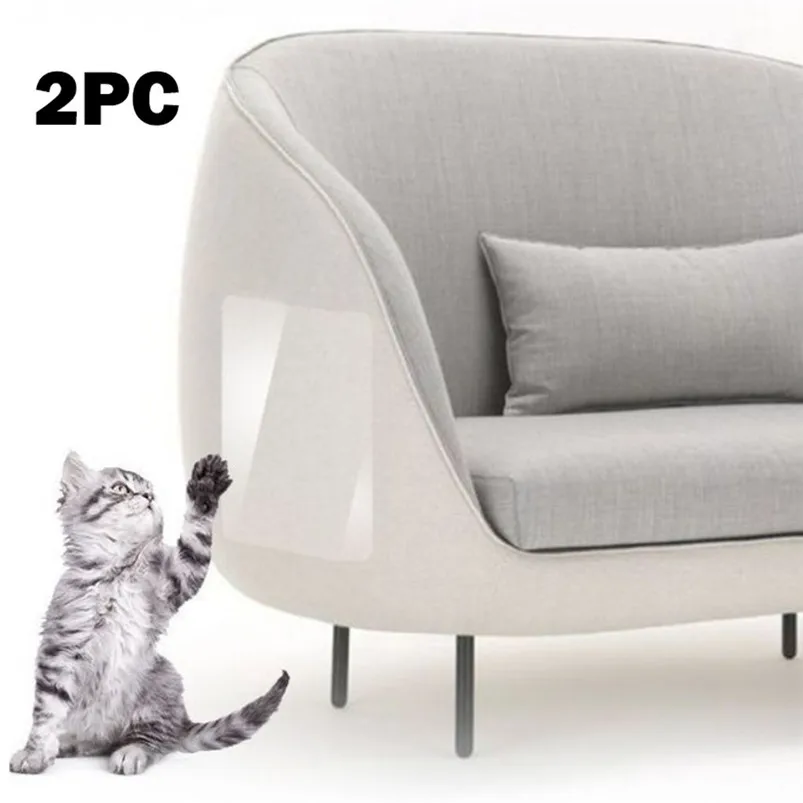 2 x Pet Cat Scratch PVC Sticker Guard Mat Cat Scratching Post Furniture Sofa Protectors Home Sofa anti-scratch Sticker 30NOV1813