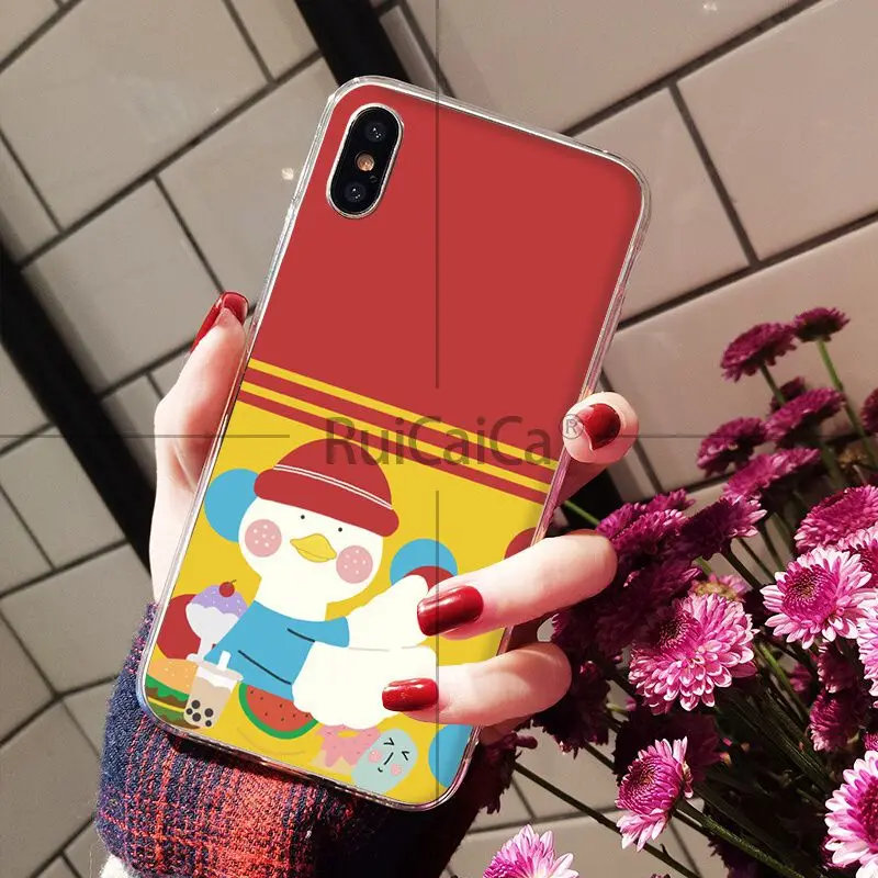 Super cute cartoon duck goose