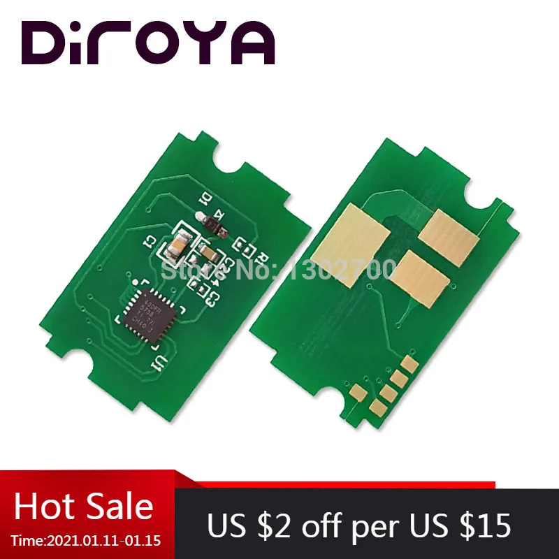 TK 5220 TK5220 K C M Y чип тонер картриджа для Kyocera ECOSYS M5521cdw P5021cdw P5021cdn M5521 5521cdw сброс