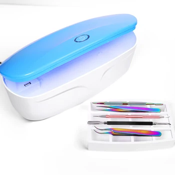 

KOSKOE Sterilizer Box For Nail Art Tool Smart Sensing Sponge Brush Cleaner Box Eye Shadow Nail Art Tool Disinfection Box