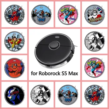 

Provide Customized Custom Vinyl Cartoon Sticker for Roborock S5 MAX Robot Robotic Vacuum Cleaner Skin Spare Parts Accessories
