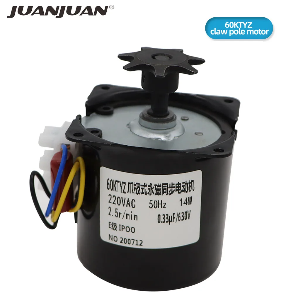 60KTYZ Permanent Magnet Synchronous Motor Low Speed 2.5r/min