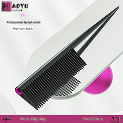 Adequado para dyson equipamentos pente largo dente clipper de cabelo barbeiro ancinho estilo do cabelo salão de beleza ferramenta acessórios do agregado familiar longo hairies