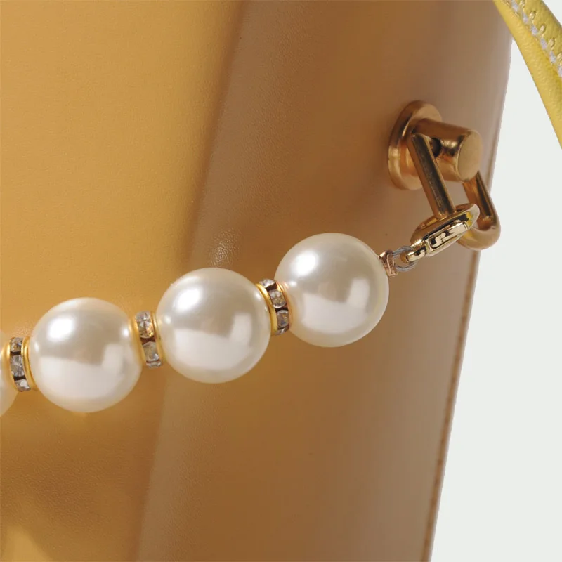 OUSSON Сумочка с жемчужной подвеской, роскошные женские сумки, женские дизайнерские сумки через плечо из спилка, для женщин, 3 ремешка, сумка через плечо