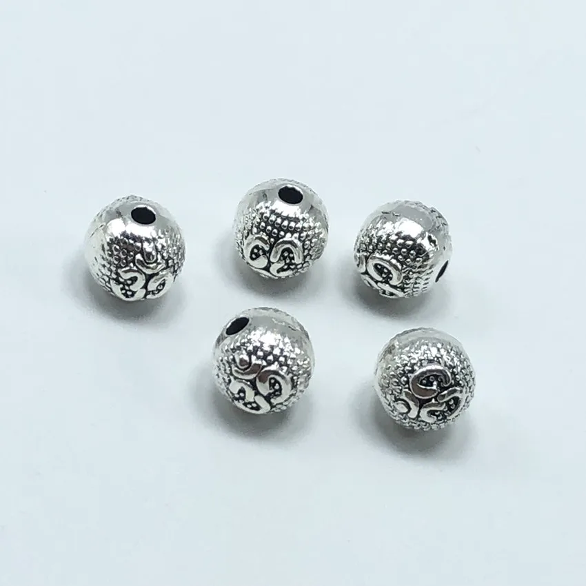silver 15 шт. Йога Ом разделитель для шармов античное серебро свободные бусины для изготовления ювелирных изделий браслет DIY ручной работы pulsera аксессуары - Цвет: silver