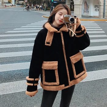 

Make new winter super fire ins down jacket wind han edition loose cotton female college wind winter jacket coat