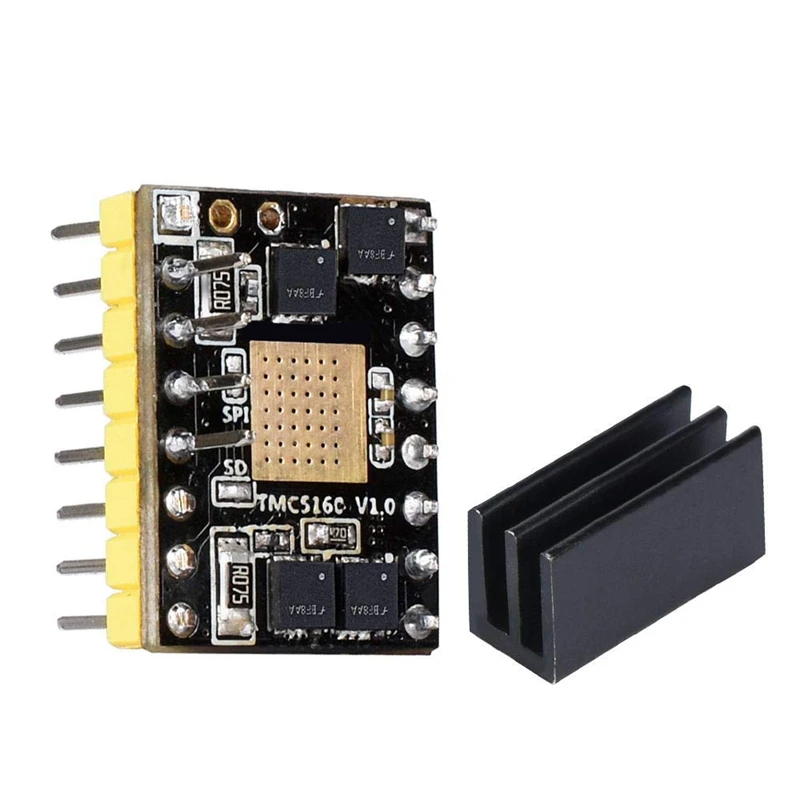 TMC5160 V1.2 шаговый двигатель StepStick бесшумный драйвер поддержка SPI с радиатором для 3D-принтера плата управления(4 шт