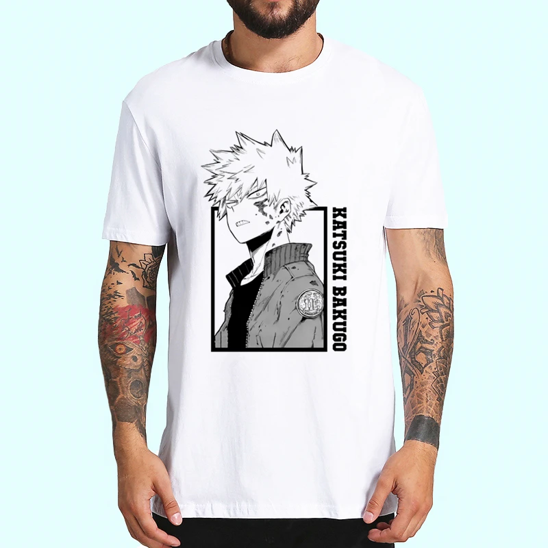 E Boku No Hero Academy, футболки, модные, My Hero Academy, летние футболки, футболка с принтом, футболки, Harajuku, забавные - Цвет: E