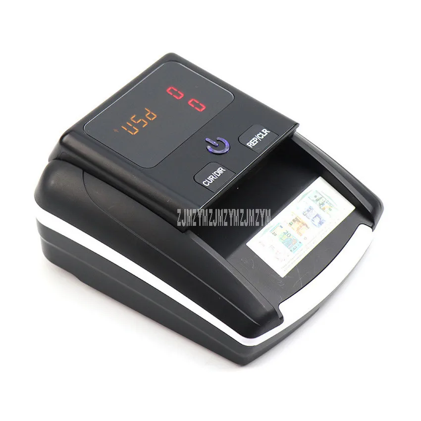 Detector de Notas Detector com 500ma Mini Portátil Falso Quantidade Total Exibição Euro Usd Conterfeit uv Moeda Dinheiro Bateria 5 Mini portátil falso detector de notas quantidade