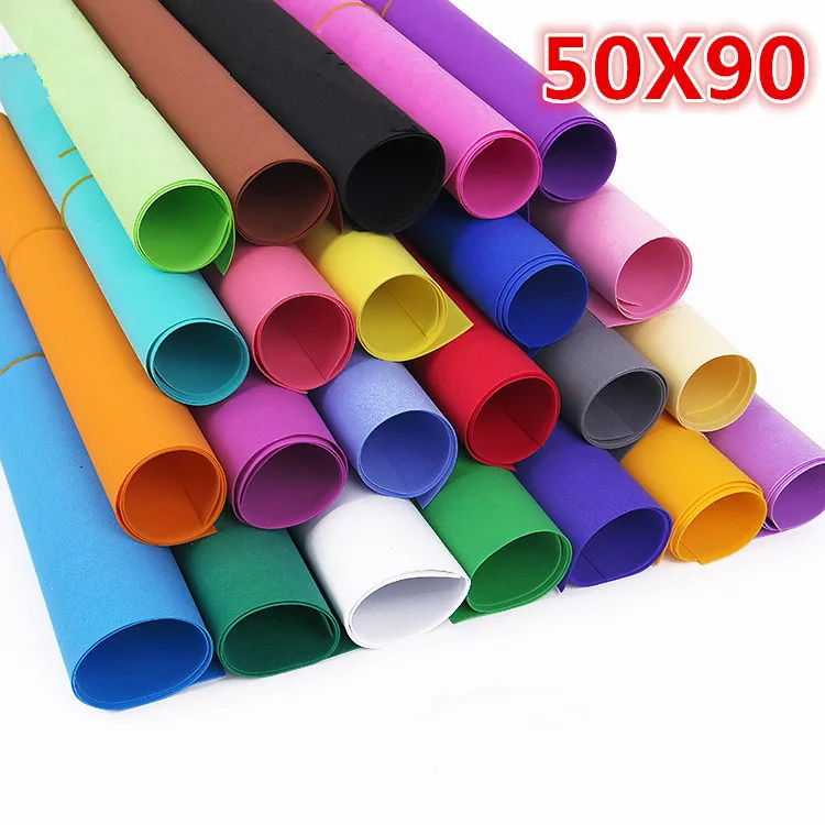 

50*90 Thick 1mm Large Foam Paper Handmade DIY Educational Material Kindergarten xiang su zhi Color Sponge Paper