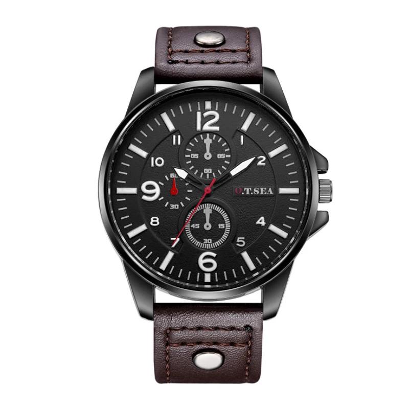 

NEW Watches Mens 2019 Luxury Quartz Watches calendar Wristwatches Round metal Steel table circle waterproof Wrist Watch