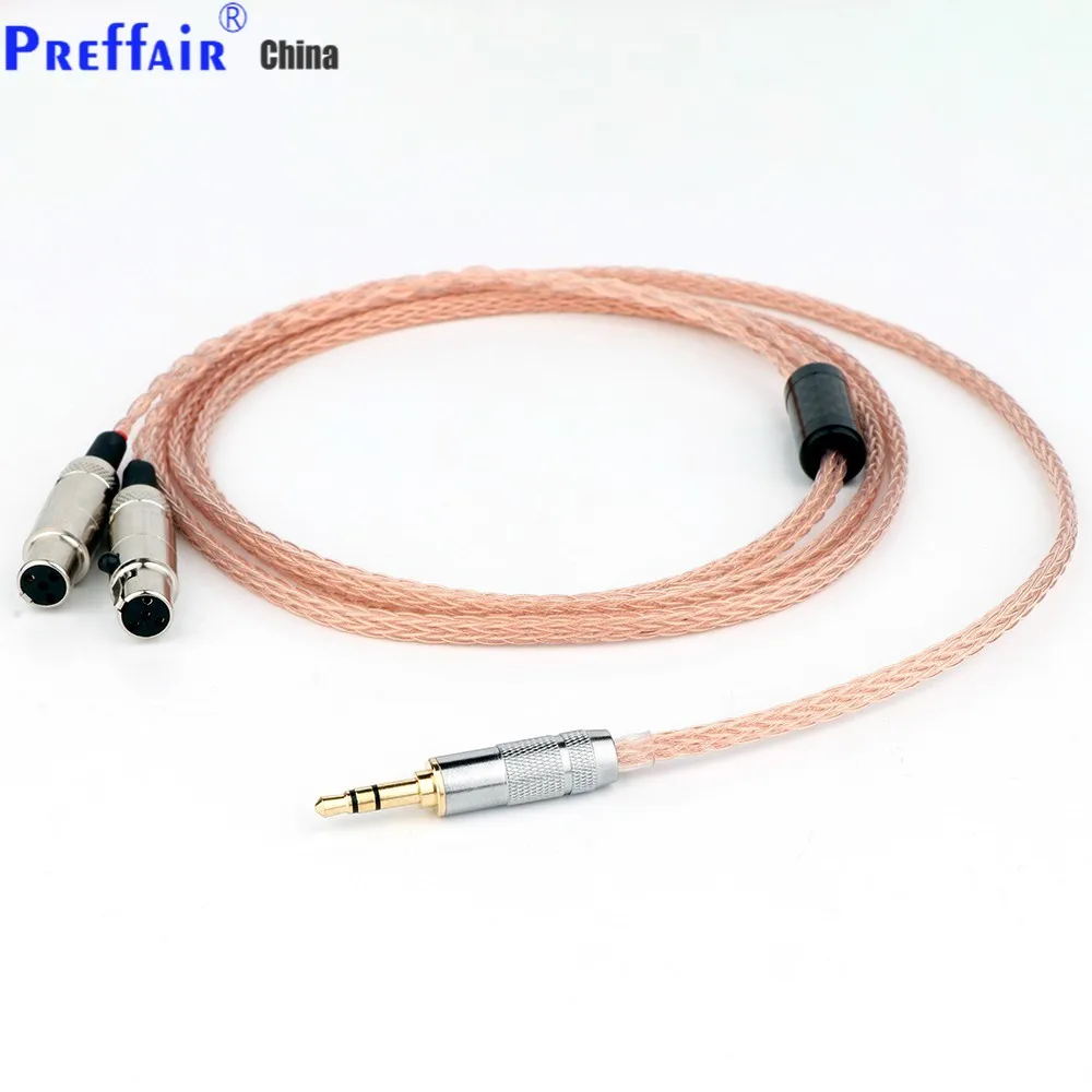 

2,5 мм XLR сбалансированный 16 ядер 99% 7N OCC наушники Модернизированный кабель для осветительной искусственности