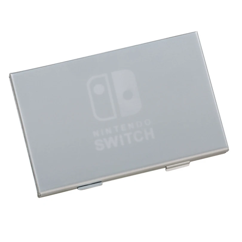 Для Nintendo Switch игры карты Box сумка Nintendo Switch диски Портативный чехол для Nitendo коммутационная карта подножка; алюминиевый сплав коробка