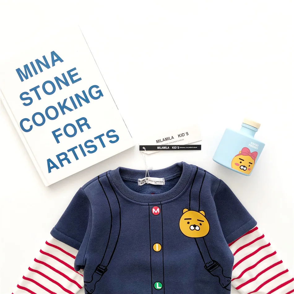 Tonytaobaby/осенне-зимняя одежда новая детская одежда для мальчиков и девочек свитер для мальчиков и девочек с рисунком ракеты