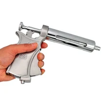 

1 Pcs Syringe 50ML Livestock Veterinary Metal Continuous Vaccine Injector Cattle Horse Sheep Pig Veterinary Equipment