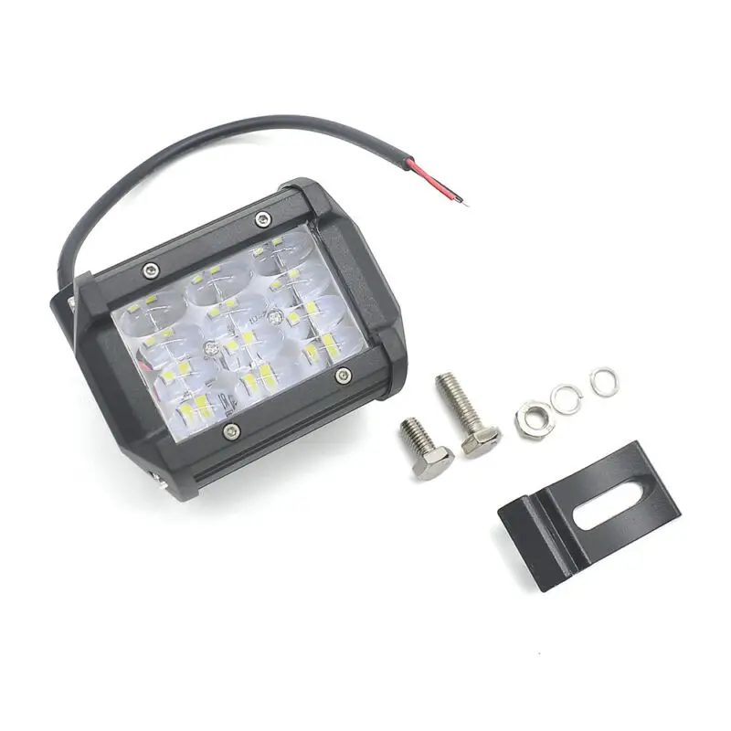 2 шт. автомобильный 12LED рабочий светильник 36 Вт Объектив внедорожный Туман Вождение SUV лодка 120 градусов широкий диапазон светильник