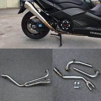 

Motorcycle Full Exhaust System Pipe Front Pipe Tube For Yamaha TMAX530 2012-2016 XP 530 T-MAX 530 XP530 2013 2014 2015