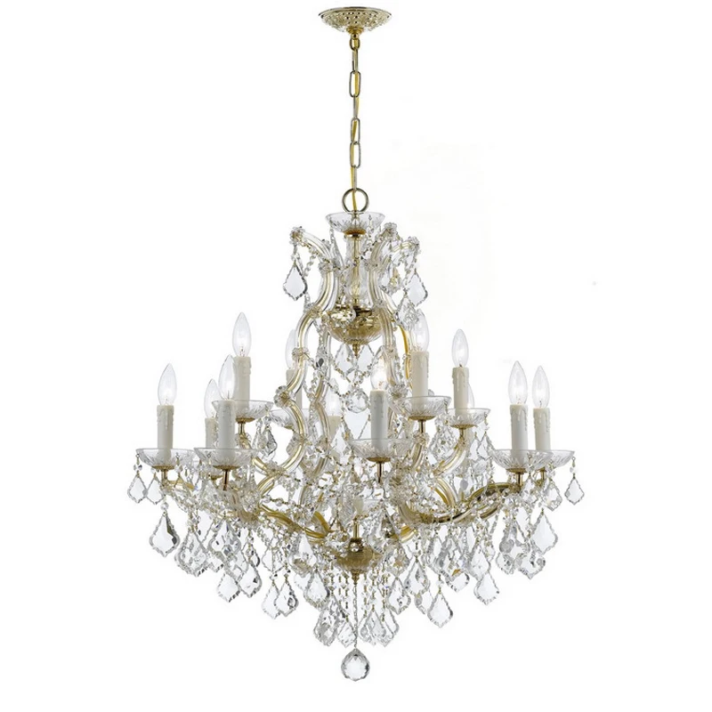 Phube Lighting Maria Theresa K9 Crystal Chandelier Lighting Gold/Chrome Chandelier Light Lighting+Free shipping