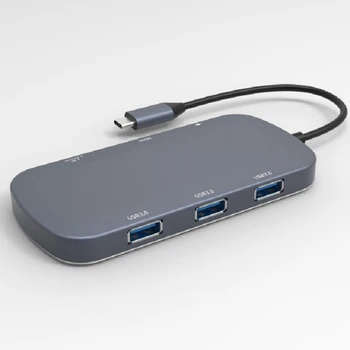 

Type-C Docking Station Type-C Hub Converter HDMI Card Reader Usb3.0 Type-C Converter