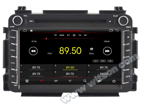 Discount 8" Android 9.0 OS Car DVD Multimedia GPS Radio for Honda HR-V 2014-2019 & Vezel 2013-2019 with Built-in Digital Signal Processor 4