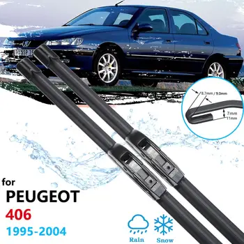 

Car Wiper Blades for Peugeot 406 1995~2004 Front Windscreen Windshield Wipers Car Accessories Stickers 1999 2000 2001 2002 2003