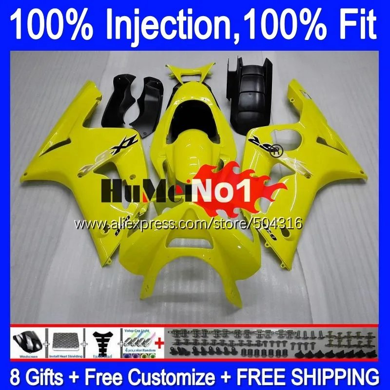 OEM Обтекатели для KAWASAKI ZX 636 6 R 600CC ZX600 ZX636 ZX6R 03 04 Глянцевый желтый - Цена: 45 915,79 руб.