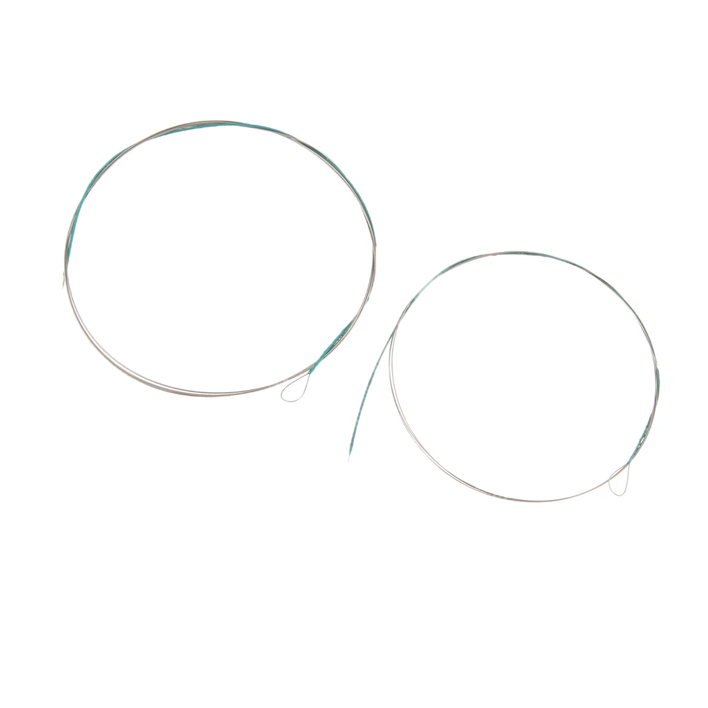 2 Pieces Erhu Replacement Steel Strings for Chinese Violin Fiddle Parts