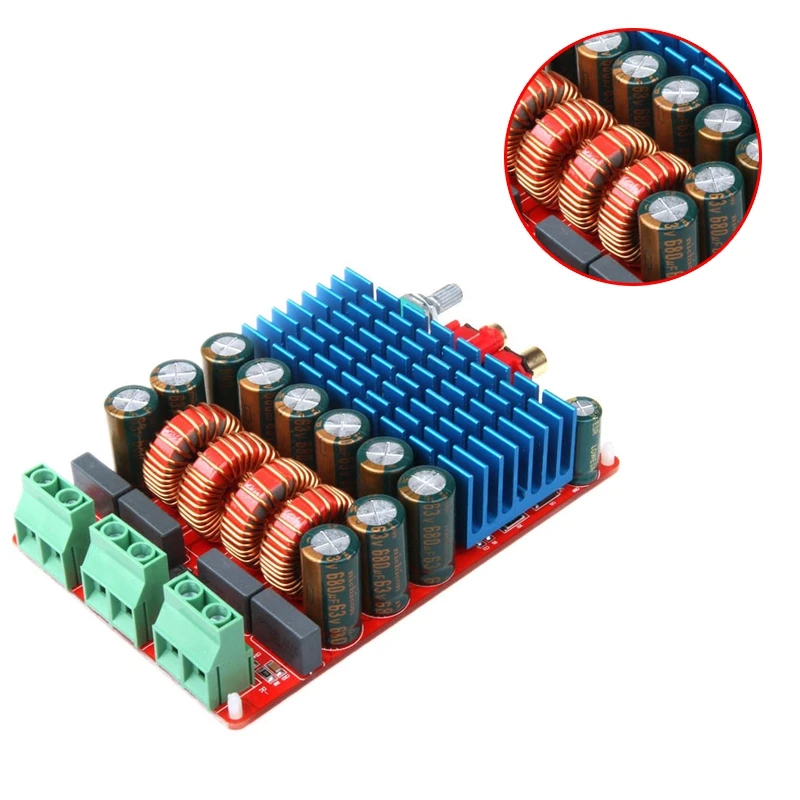 Hifi Tas5630 Digital Power Amplifier Board 2X300W 2.0 Channel Stereo Audio Class D Amplifier Dc 25-50V