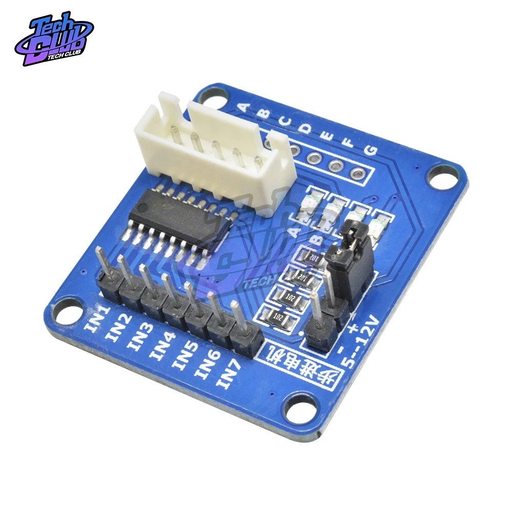 High-Power ULN2003 Stepper Motor Driver Board Test Module for Arduino AVR SMD
