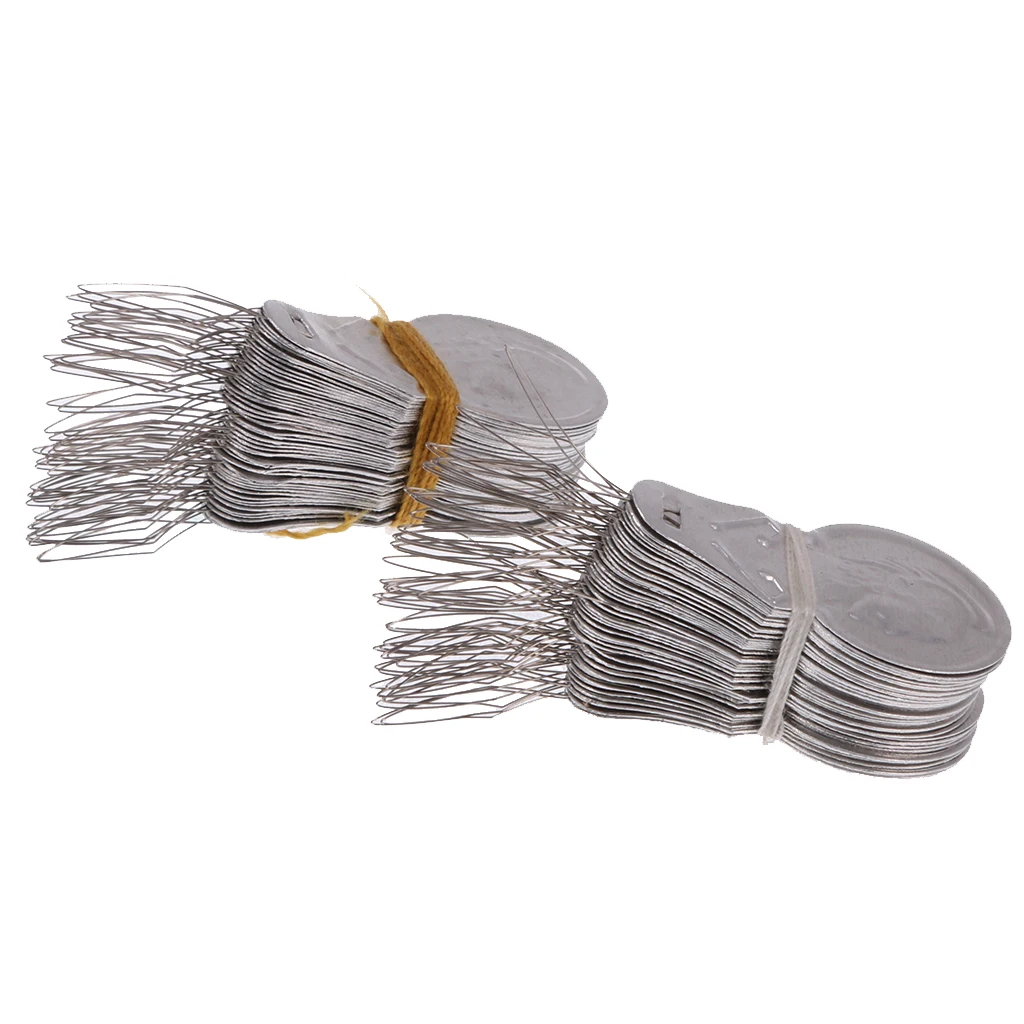 100pcs Wire Loop DIY Needle Threader Stitch Insertion Sewing Crafts Tools