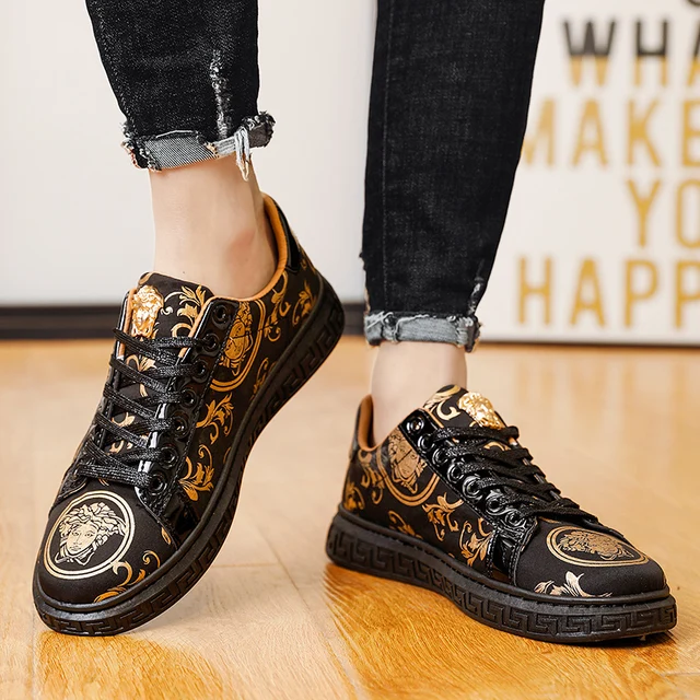 Greg High Top Golden Chunky Sneakers - Image 2