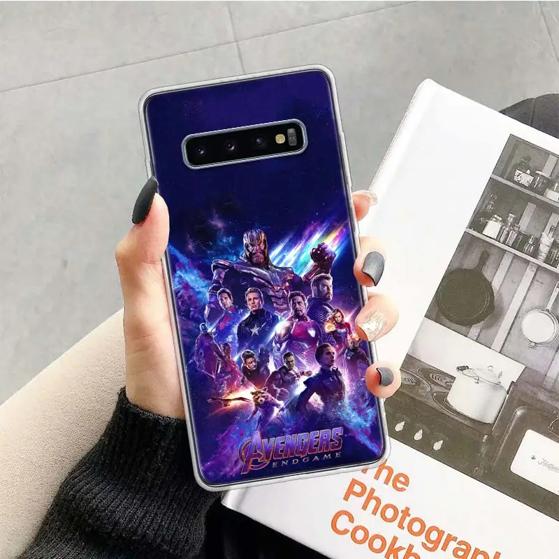 Чехол для samsung Galaxy Note 10, 9, 8, S10+ Lite, S9, S8, J4, J6, J8 Plus,, S7, S6 Edge, мягкий чехол для телефона