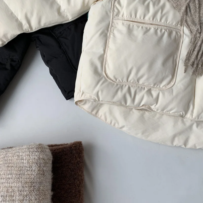 Winter Jacket women Womens Parkas Thicken Outerwear solid hooded Coats Short Female Slim Cotton padded basic tops