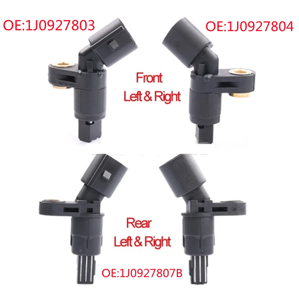 

Датчик скорости колеса OE 1J0927803 1J0927804 1J0927807B для VW Jetta MK4 Golf A3 TT Beetle, 4 шт./комплект