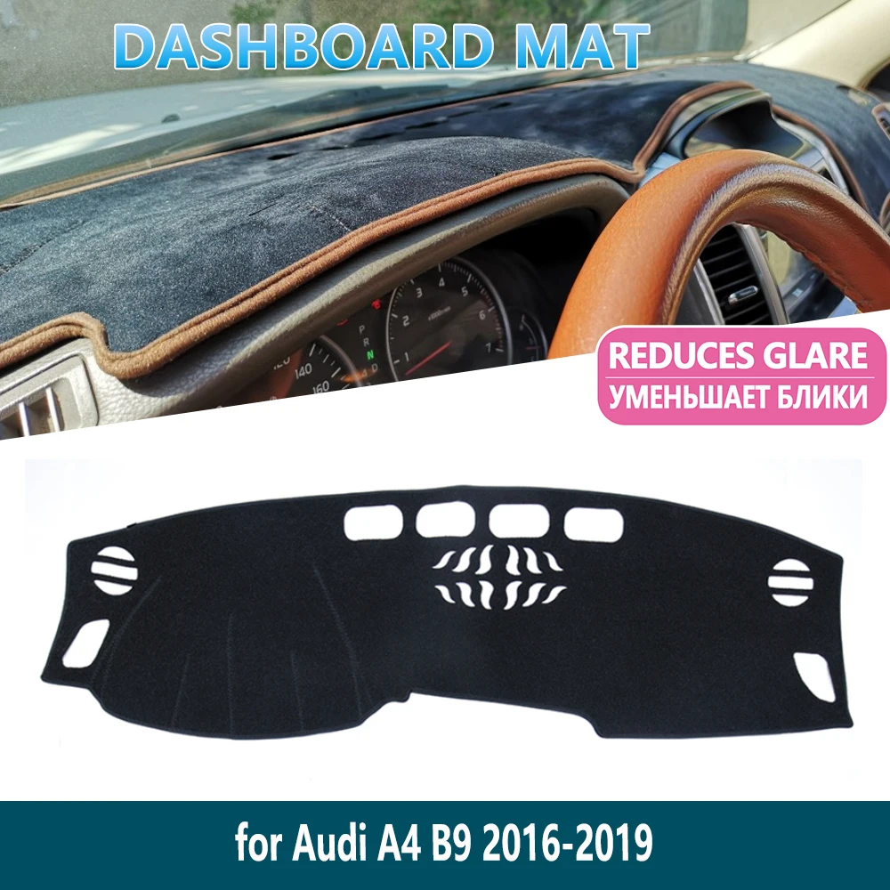 Нескользящий коврик S-line для Audi A4 B9 2016 2017 2018 2019 8 Вт приборной панели накладка