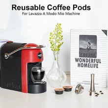 Icafilas per Lavazza A Modo Mio Coffee Capsule riutilizzabili riutilizzabili filtri in acciaio inossidabile Pod Cup per Lavazza A Modo Mio JOLIE